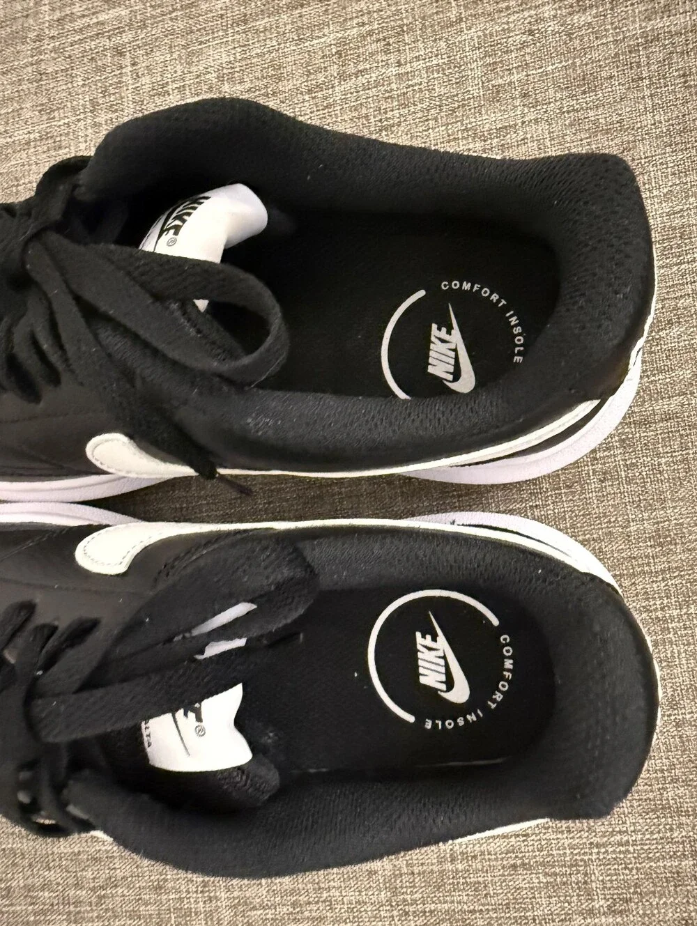 Nike Court Vision LTR Black And White Sneakers 8.5